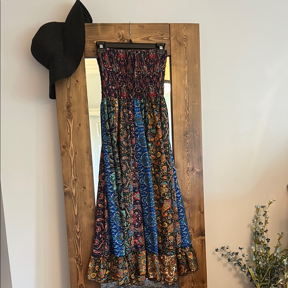 EARTHBOUND Multicolor Paisley Midi Dress